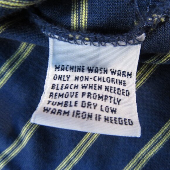 Polo Golf Ralph Lauren Men's Polo Shirt Large Blue Striped Kiawah Golfer Shirt - Picture 7 of 11